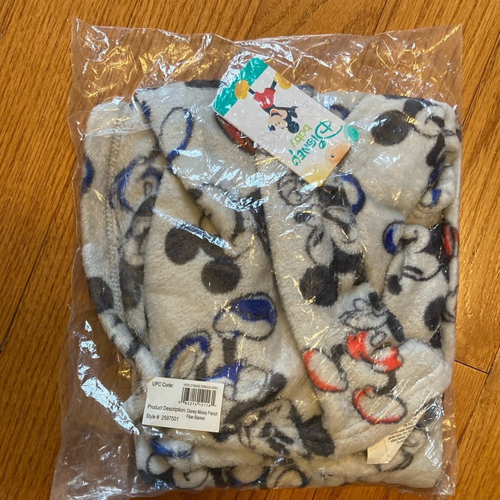 New in packaging Disney Baby Mickey Mouse blanket
